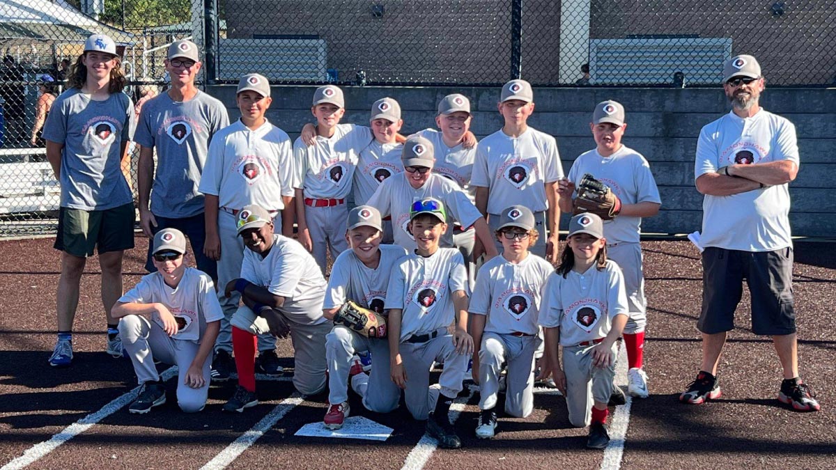 Jaytech Baseball Diamond Hawks team 2023 at Hamlin Park in Shoreline WA